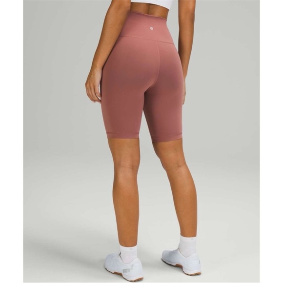 lululemon athletica Pants - Lululemon Athletica brown Bike Shorts High-Waisted Seamless Design